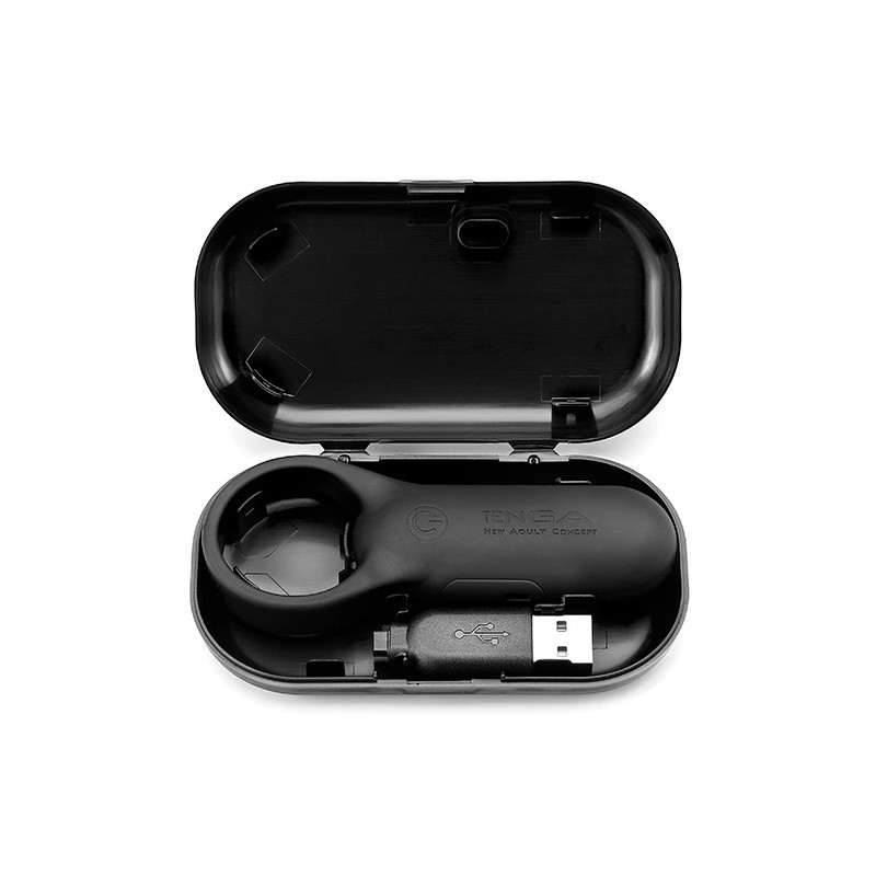 Pierścień wibrujący - Tenga SVR Smart Vibe Ring Plus Black